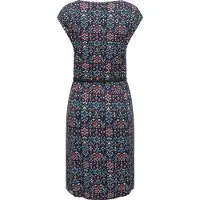 Ragwear Vestido 'Lilithe Ikat' azul escuro / rosa