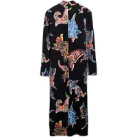 Desigual , Vestido desenhado por Mr. Christian Lacroix, Viscose, Preto, XL