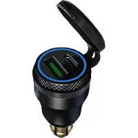 CTR Tomada Usb Double Usb/usb-c Din