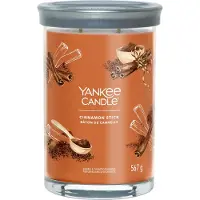 Yankee candle Candela profumata in bicchiere "Cinnamon Stick", 2 stoppini Singnature 567 g
