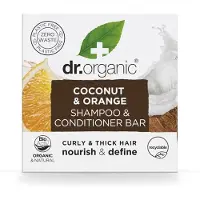 Dr Organic Coco & Orange Shampoo & Conditioner Bar 75 Gr