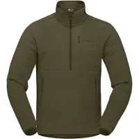 Norrøna - Vestuário caminhada - Femund Warm2 Zip Neck Olive Night para Unissexo - Tamanho M - Caqui