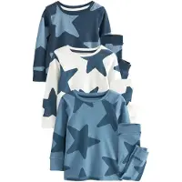 Next Pijama navy / azul claro / branco