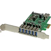 StarTech.com Placa Pcie Usb 3.0 De 7 Portas Std & Lp