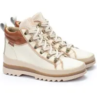 Pikolinos para mulher. W3W-8564C1 Botins em pele Vigo Off-white (36), Couro, Branco, 1 a 3cm, Zíper, Casual