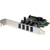 StarTech.com Placa Pcie Usb 3.0 De 4 Portas