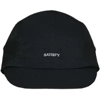 Satisfy - Vestuário trail corrida - Rippy Air Trail Cap Black para Homem - Nylon - Preto