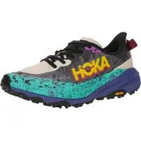 Hoka One One - Sapatilhas trail - Speedgoat 6 W Oatmeal/Mountain Iris para Mulher - Tamanho 5 US