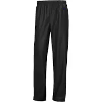 Helly Hansen para homem. 53268 Calça impermeável Moss preto (L), Casual, Poliuretano