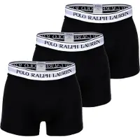 Ralph Lauren para homem. 714830299008 Pacote de 3 boxers pretos (L), Homewear, Algodão