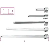 Beta Utensili Extensor Para Chave De Quadro 100 Mm Male/female 1/4
