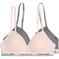 Calvin Klein Underwear Soutien cinzento claro / cinzento escuro / cor-de-rosa / branco