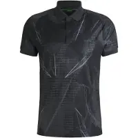 BOSS para homem. 50537757 Pólo Paddy Desert Active preto (M), Casual, Poliéster, Manga curta
