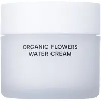 Whamisa Creme hidratante leve Organic Flowers Water para pele desidratada 50 ml