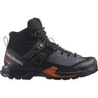 Salomon - Calçado caminhada mulher - X Ultra Alpine Mid GTX W Nine Iron/Black/Red Orange para Mulher - Tamanho 36 2/3 - Preto