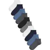 Next Meias navy / azul real / acinzentado / branco