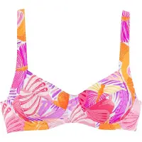 Sunseeker Top de biquíni roxo / laranja / cor-de-rosa / amora