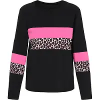 Faina Camisa rosa / preto / branco