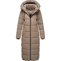 MARIKOO Sobretudo de inverno 'Nadeshikoo XVI' taupe