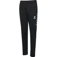 Hummel Calças de desporto 'Authentic' preto / branco