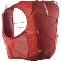 Salomon - Mochilas trail - Active Skin 8 Set Red Dahlia/High Risk Red para Unissexo - Tamanho XS - Vermelho