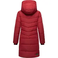 MARIKOO Sobretudo de inverno 'Natsukoo XVI' vermelho