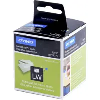 Dymo S0722370 etiquetas de endereço preto sobre branco 28x89mm