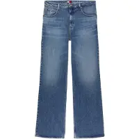 Tommy Hilfiger Calças de ganga 'Mia Mid Rise Relaxed Straight' azul ganga