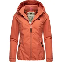Ragwear Casaco funcionais 'Dizzie' vermelho ferrugem / preto