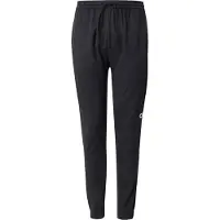 Adidas Calças de desporto preto / branco