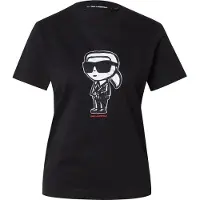 Karl Lagerfeld Camisa 'Ikon' arando / preto / branco