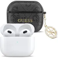 GUESS Estojo Para Airpods 4g Script Pc/pu Charm Airpods 3