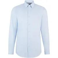 BOSS Camisa clássica 'P-Hanks' azul pastel