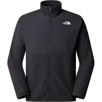 The North Face - Polares - M Glacier Heavyweight Full Zip Asphalt Grey TNF Black para Homem - Tamanho XXL - Cinzento