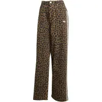 Adidas Calças Jeans Originals Denim Loose Joggers mulheres - Castanho - US 28
