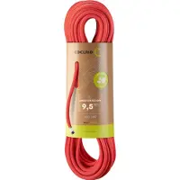 Edelrid - Cordas escalada - Eagle Lite Eco Dry 9,5Mm Neon Coral para Unissexo - Tamanho 80 m - Vermelho