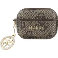 GUESS Estojo Para Airpods 4g Script Pc/pu Charm Airpods Pro 2