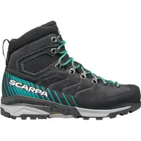 Scarpa - Calçado caminhada mulher - Mescalito Trek GTX Wmn Dark Anthracite Tropical para Mulher - Tamanho 38.5 - Preto