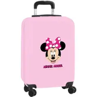 Safta Mala Com Rodinhas Minnie Mouse ´´me Time´´ Cabin 20´´ Twin 40.1l 34.5x55x20 Cm