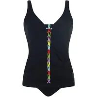 Sunflair Tankini azul claro / maçã / roxo / preto