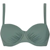 Sunflair Top de biquíni verde escuro