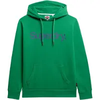 Superdry para homem. M2014319A Sweatshirt com capuz Core Logo verde (S), Casual, Algodão