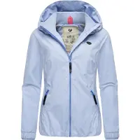 Ragwear Casaco funcionais 'Dizzie' azul claro / preto