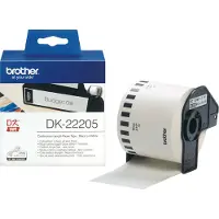 Brother DK22205 fita continua (papel branco) 62mmx30,48M