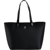 Tommy Hilfiger Shopper preto / prata