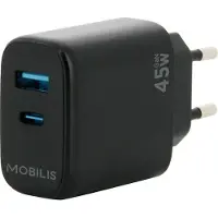 Mobilis Carregador De Parede Usb-a E Usb-c 45w