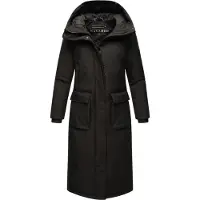 NAVAHOO Sobretudo de inverno 'Wolkenfrost XIV' preto
