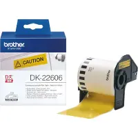 Brother DK22606 fita continua (pelicula plástica amarela) 62mmx15,24M