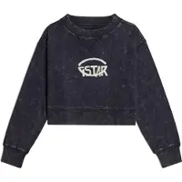 G-Star Moletom Overdyed Cropped Logo Loose R