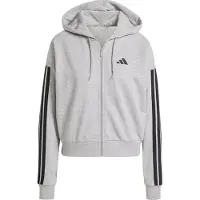 Adidas Moletom Com Fecho Essentials 3 Stripes French Terry